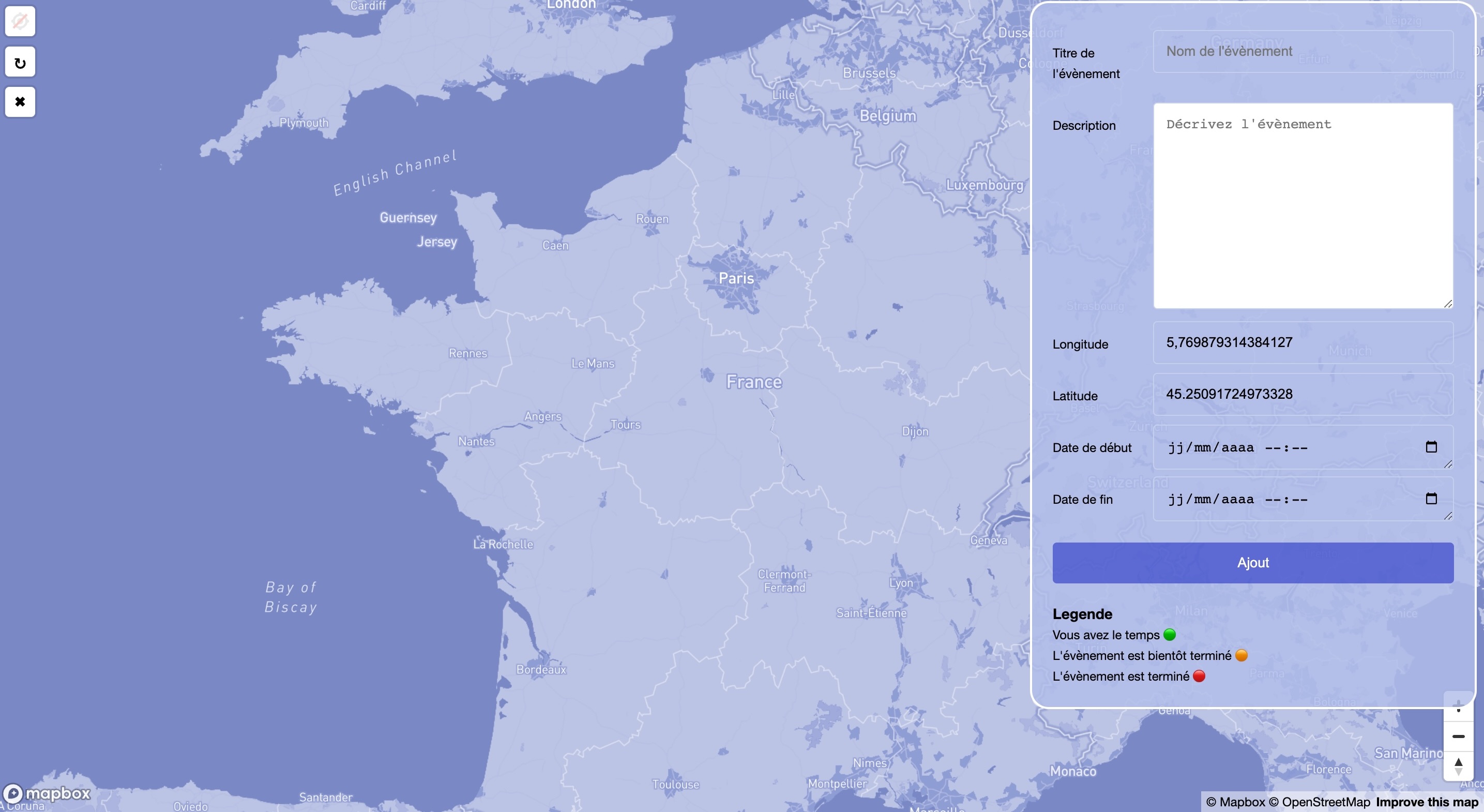 Screen du projet